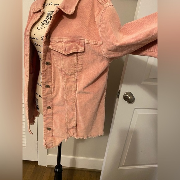 Pink Plus size 1X/2X Corduroy Jacket from Tall Oaks Boutique - Picture 2 of 4